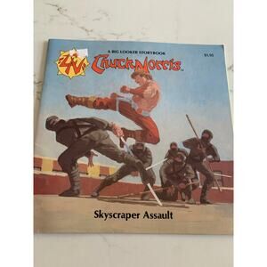 Chuck Norris, Skyscraper Assault, Vintage Picture Book, Crisp Copy
